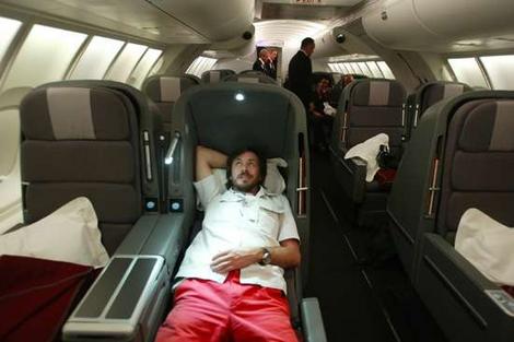 Qantas Business Class-